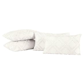 Capas De Almofadas Aveline 60cm X 30cm 04 Peças - Off White