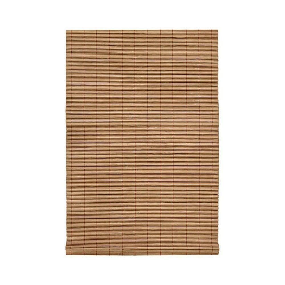 Jogo Lugar Americano Bambu Marrom Claro Natural 45x30cm 4 Peças - Tuut
