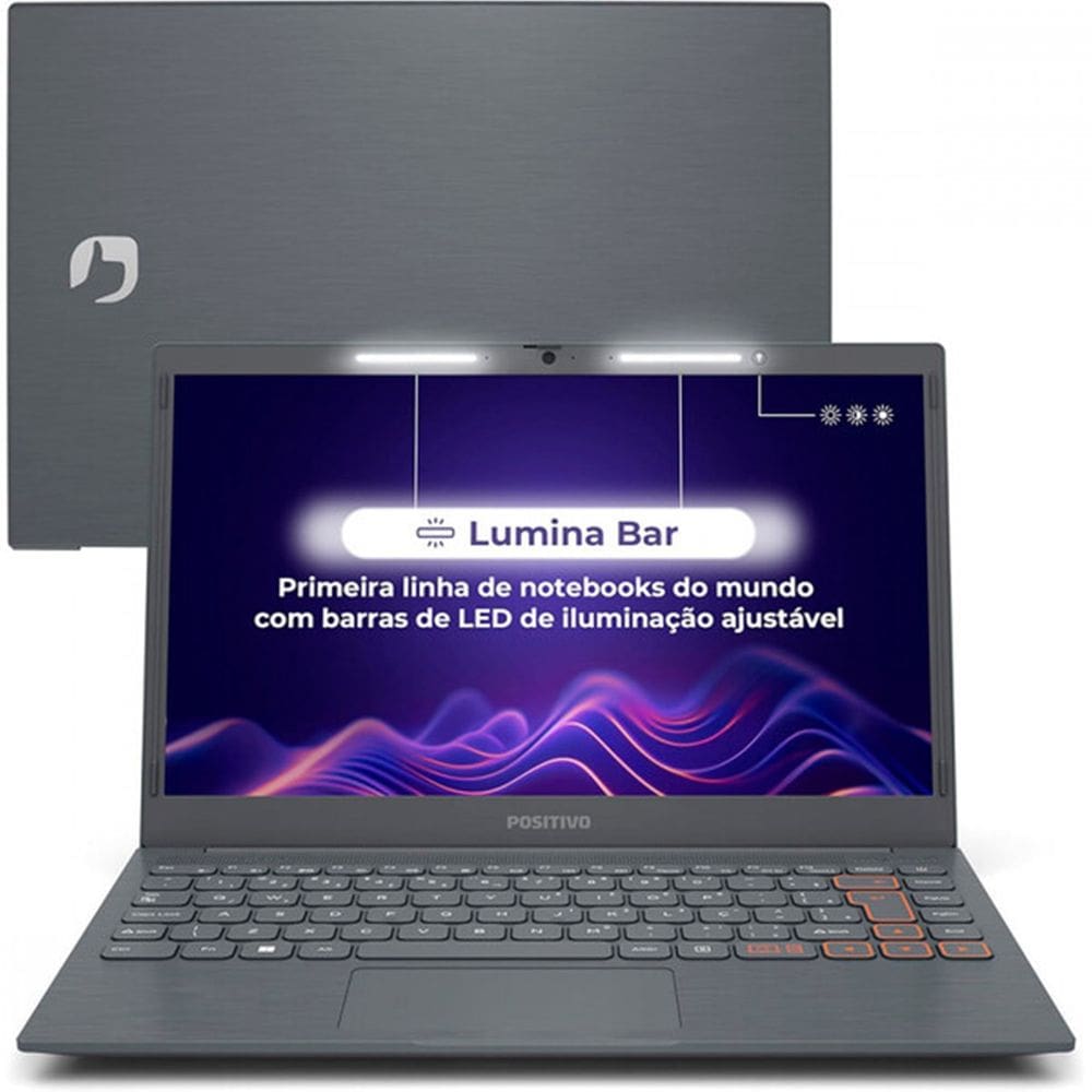 Notebook Positivo Vision C14 Celeron 4GB 128GB W11 14" HD