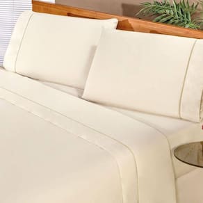 Jogo De Cama King Elegance 180 Fios 04 Peças - Palha