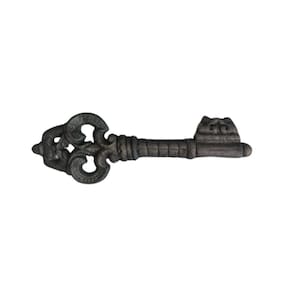 Chave Decorativa Rústica Antiga Enfeite Em Ferro Nº 02 26Cm
