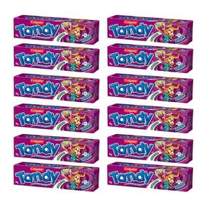 Creme Dental Tandy 50G Uva - Kit Com 12Un