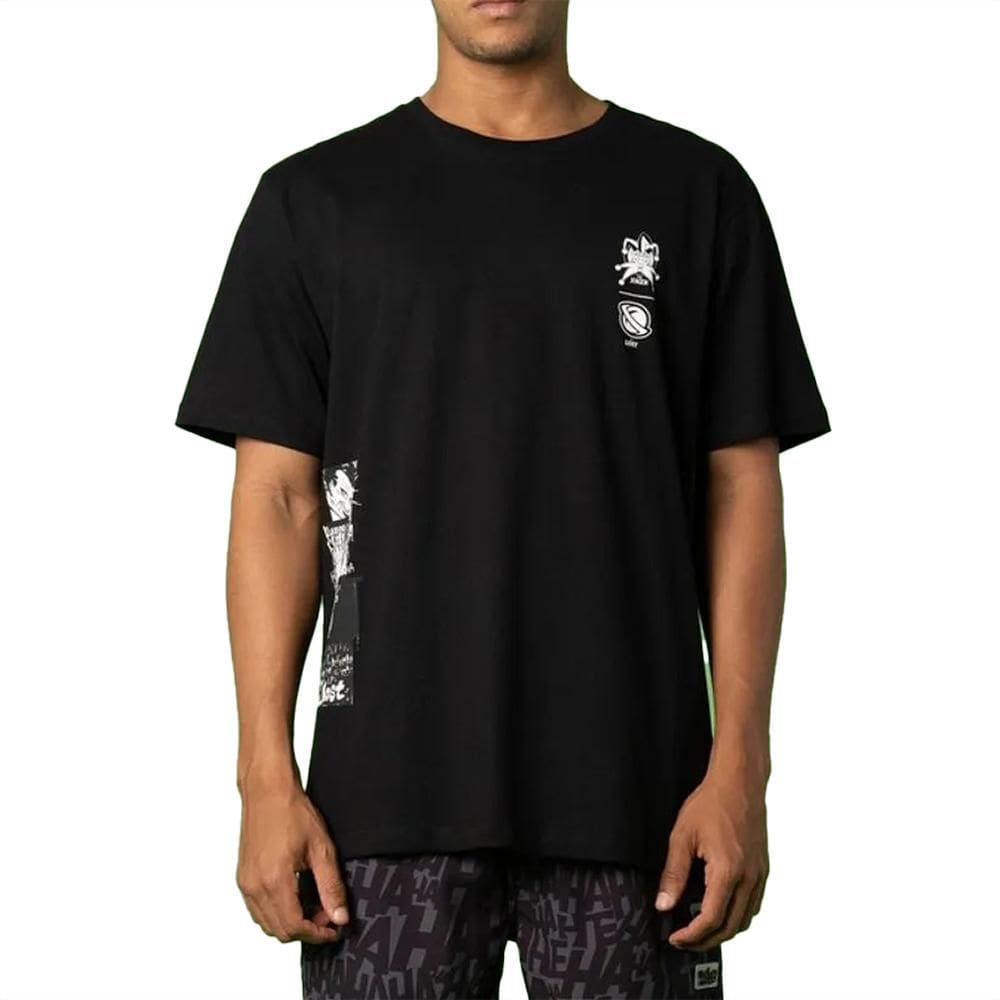 Camiseta Lost Joker Quadrinhos SM25 Masculina Preto