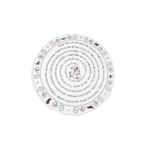 Mandala Oração De São Francisco Em Branco Mdf 30 Cm