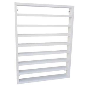 Prateleira Decorativa Coleções Esmalte Hotweels 60x45x5 Cm Branco Em Mdf