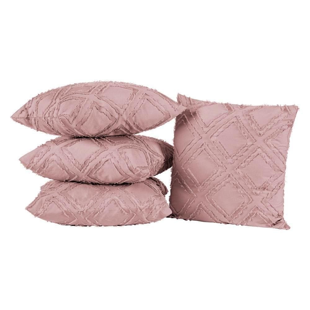 Capas De Almofadas Aveline 45cm X 45cm 04 Peças - Rosê