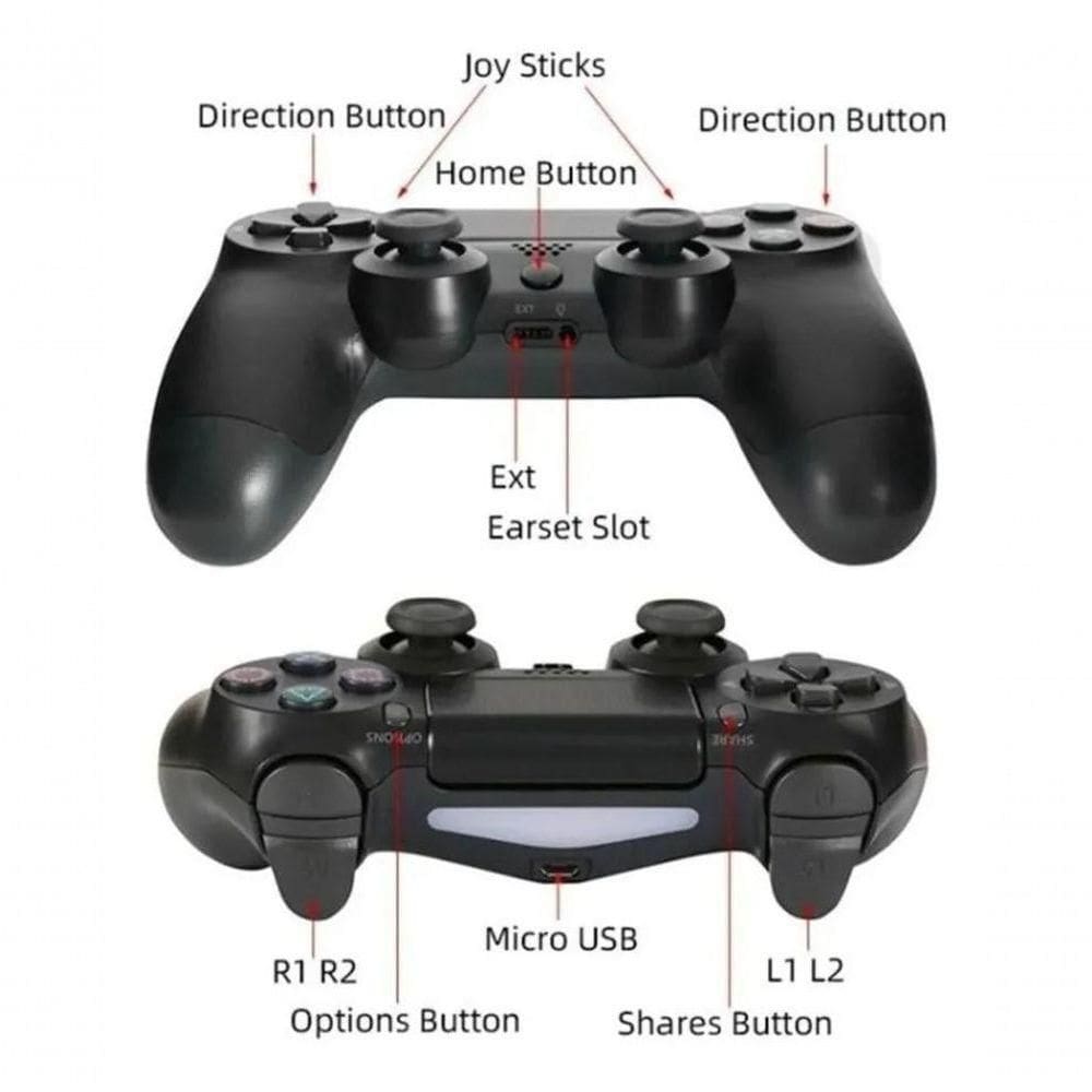Controle Compatível Com PS4 Computador Manete Sem Fio | Casas Bahia