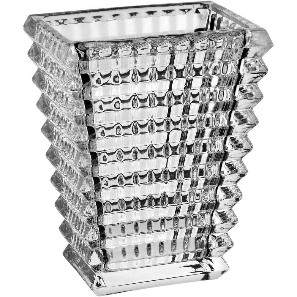Vaso Decorativo Enfeite Casa Retangular Home&co Eco Crystal 20x8x5cm Transparente