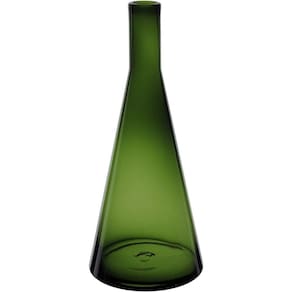 Vaso Decorativo Enfiete Casa Garrafa Home&co Vidro 41x16x16cm Verde