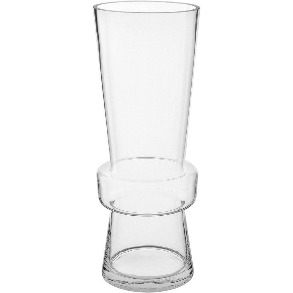 Vaso Decorativo Enfeite Casa Home&co Vidro 29x14x14cm Transparente