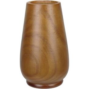 Vaso Decorativo Enfiete Casa Aparador Home&co Madeira 24x14x14cm Natural