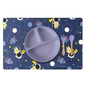 6 Jogo Americano Infantil Astronauta Impermeável Pvc