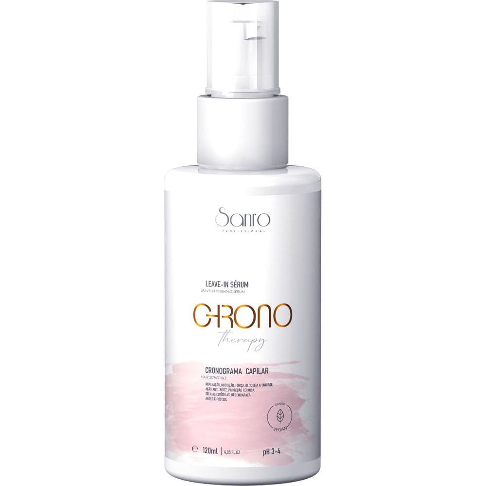Leave-in Sérum Chrono Therapy 120ml Sanro Cosméticos