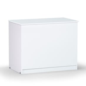 Baú Organizador Amanda 95 Cm Branco Ajl
