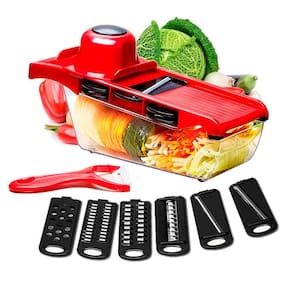 Cortador De Alimentos Mandolina Manual Para Fatiado Fino