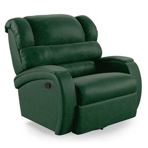 Poltrona Do Papai Reclinável Napoli Glider Giratória Usb Pu Verde Musgo Fh1 - D\`rossi