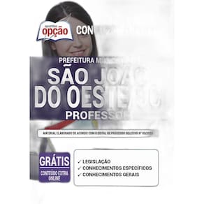Apostila Prefeitura São João Do Oeste Sc - Professor