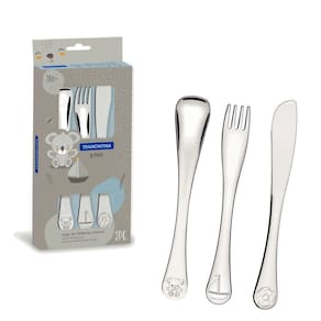 Jogo De Talher Infantil 3 peças Inox Tramontina Le Petit