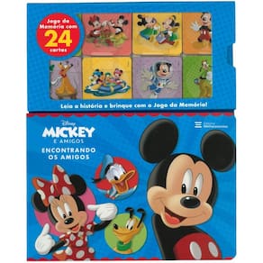 Mickey e Amigos – Encontrando os Amigos: Livro + Jogo da Memória