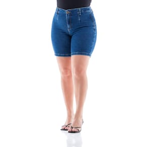 Bermuda Jeans Feminina Arauto Comfy