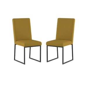 Kit 2 Cadeiras Para Mesa De Jantar Base Industrial Preto Balaqui Capuccino