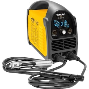Inversor Digital Riv 228 Bivolt Vonder Para Solda Com Eletrodo E Tig 200a Display Led Monofásico Seleção Automática