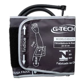 Braçadeira Para Aparelho De Pressão Digital De Braço Gtech 22-32 Cm Com Manguito