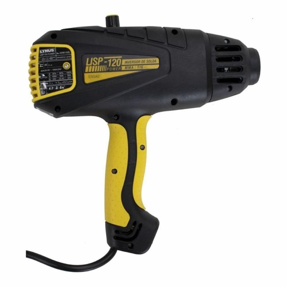 Inversor De Solda Mma Tig Tipo Pistola 100a Lisp-120 Power 127v Lynus