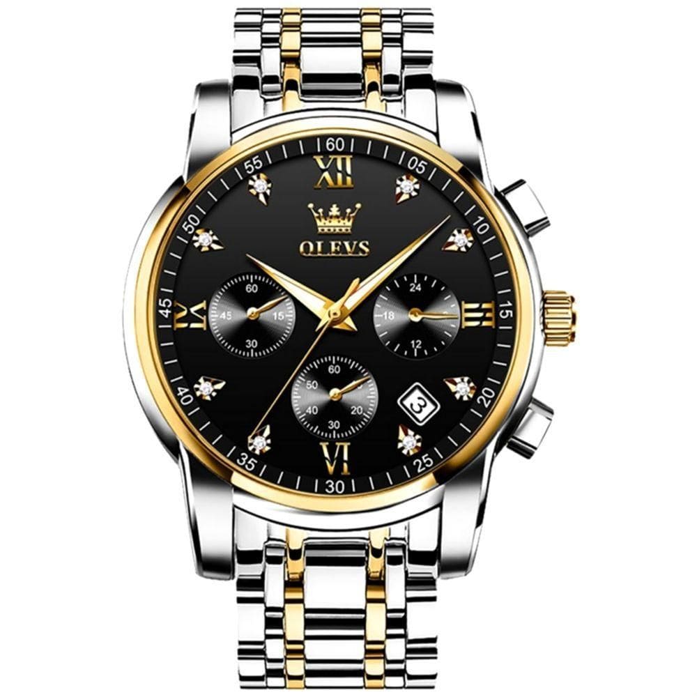 Relógio De Pulso Masculino Pulseira Inox