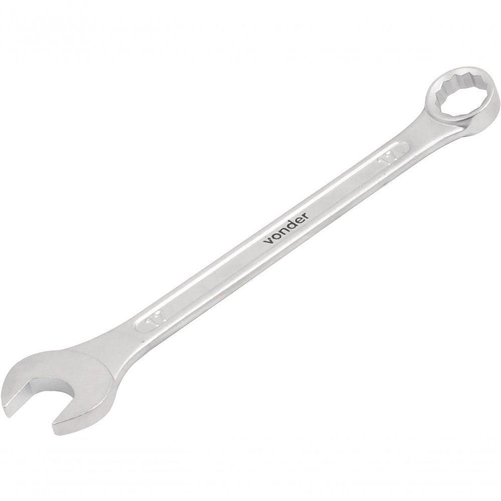 Chave Combinada 17mm Cromo Vanadio Reta - Vonder