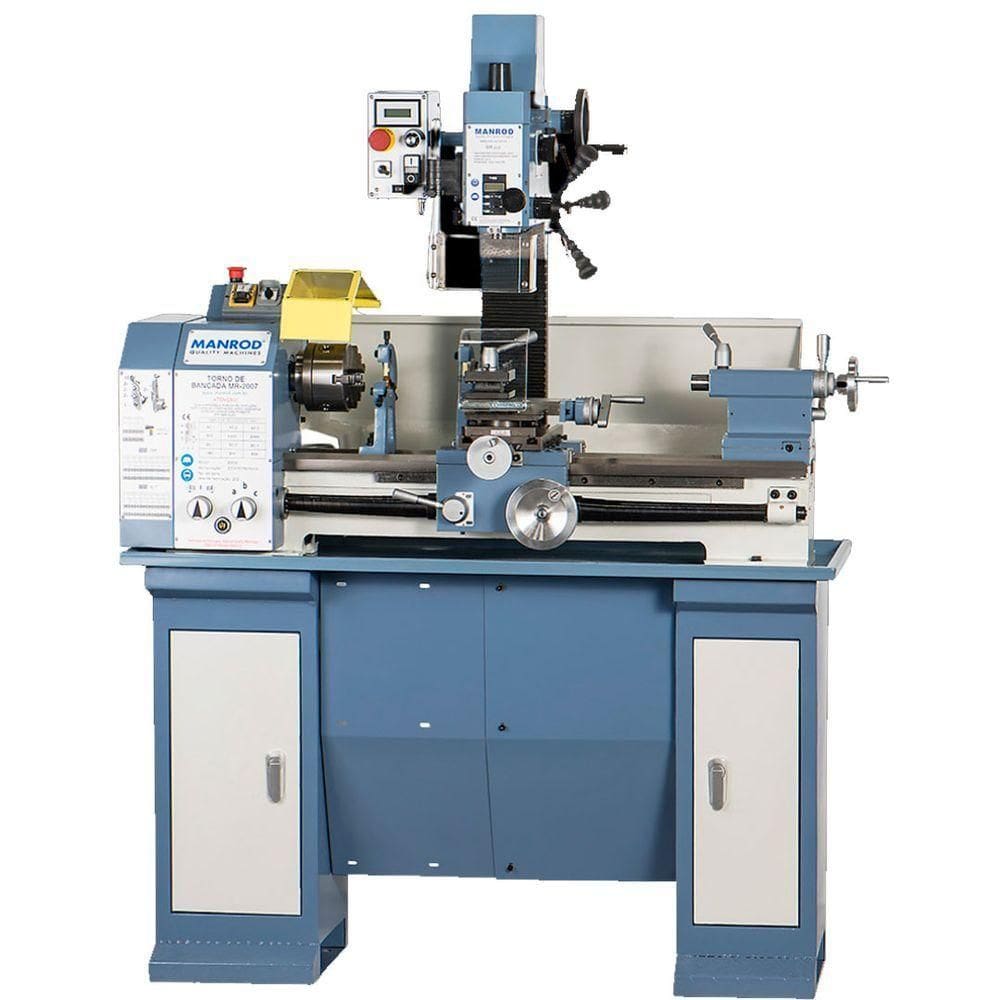 Máquina Multifuncional ( Torno, Furadeira E Fresadora), Capac. ø 280x700 Mm, (220v-mono)