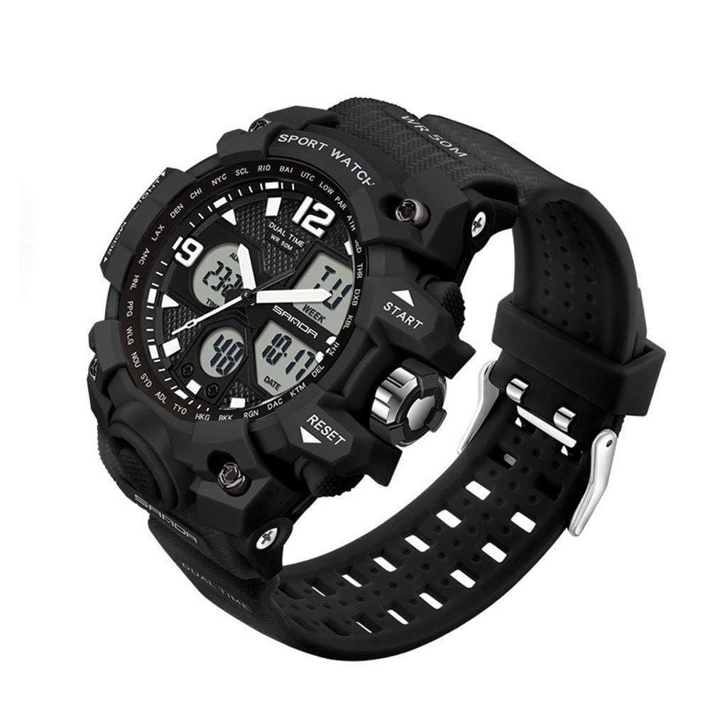 Relógio Analógico Digital Esportivo Sanda à Prova D`água