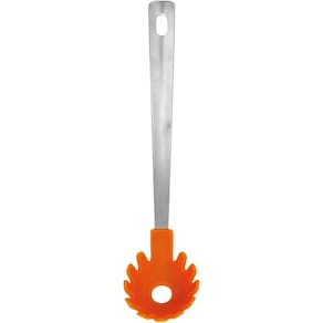 Trend Pegador Macarrão 6X7X28Cm Silicone Laranja