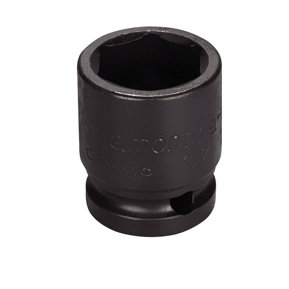 Soquete Impacto Sextavado Aço Cromo Molibdênio 20mm - Encaixe 1/2pol Tramontina Pro Tramontina