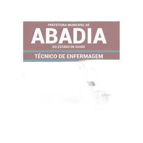 Apostila Abadia De Goiás Go - Técnico De Enfermagem