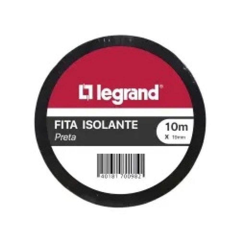 Fita Isolante 10 Metros 19mm Classe C Pvc Antichamas Preta L