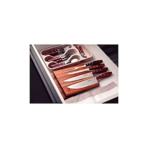 Jogo Para Churrasco Tramontina Em Aço Inox E Cabos Em Madeira Polywood Vermelho 5 Peças Tramontina