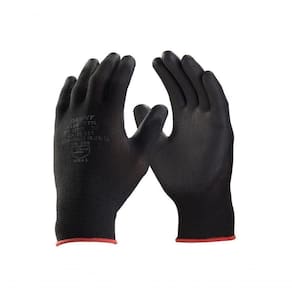 Luva Flextactil Tricotada Nylon Preta A Equot