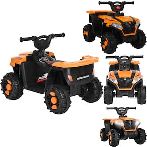 Quadriciclo Eletrico Infantil Zippy Toys ATV Super 6V Laranja