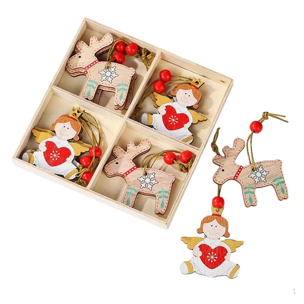 Kit 12 Enfeites Pendentes Ornamentos Decoração Árvore De Natal