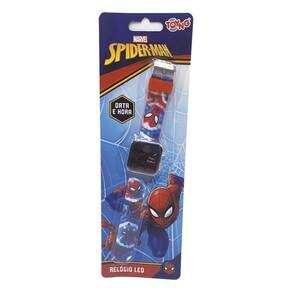Relógio Toyng Marvel Homem Aranha Data e Hora Led
