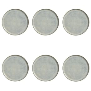 Conjunto De Pratos Rasos 06 Peças Bio Green Granite Porto Brasil