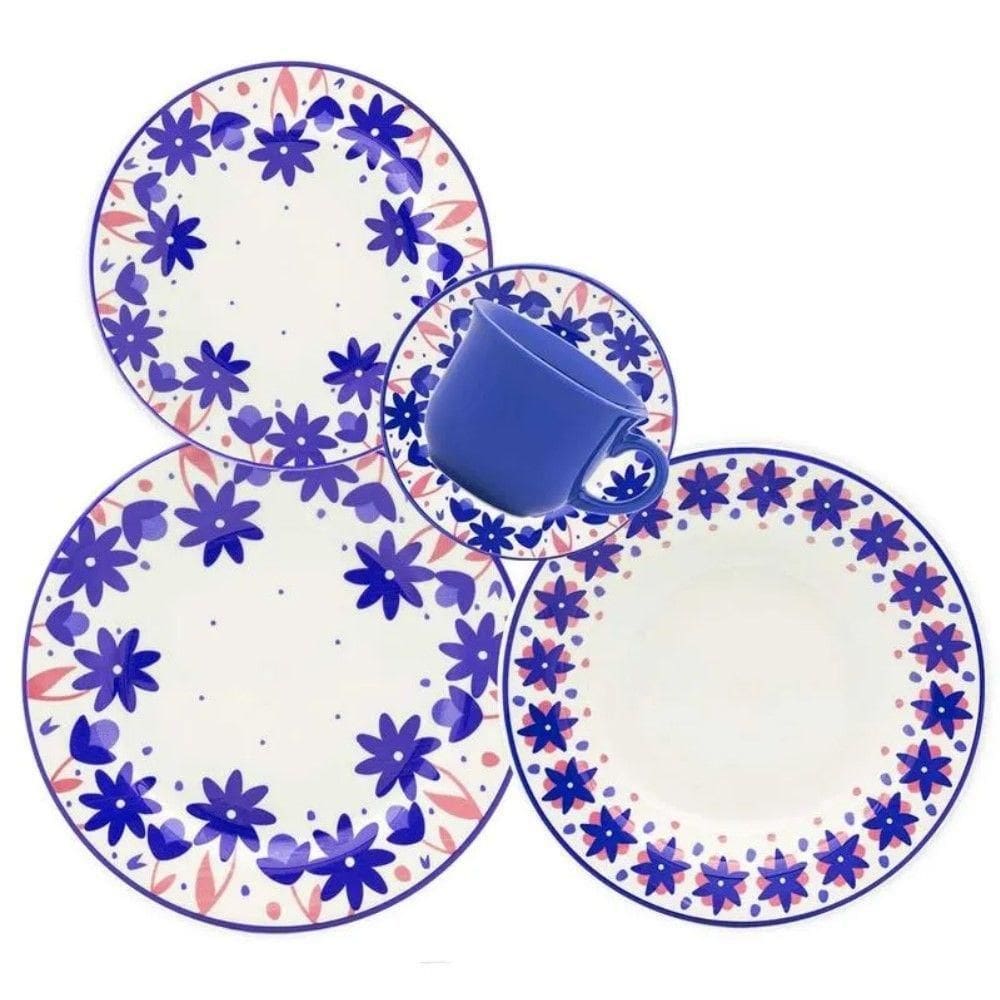 Aparelho De Jantar 30 Peças Donna Sossego Oxford