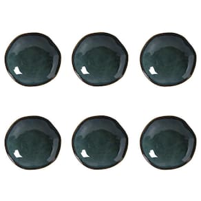 Conjunto De Pratos Fundos 06 Peças Orgânico Oceano Porto Brasil