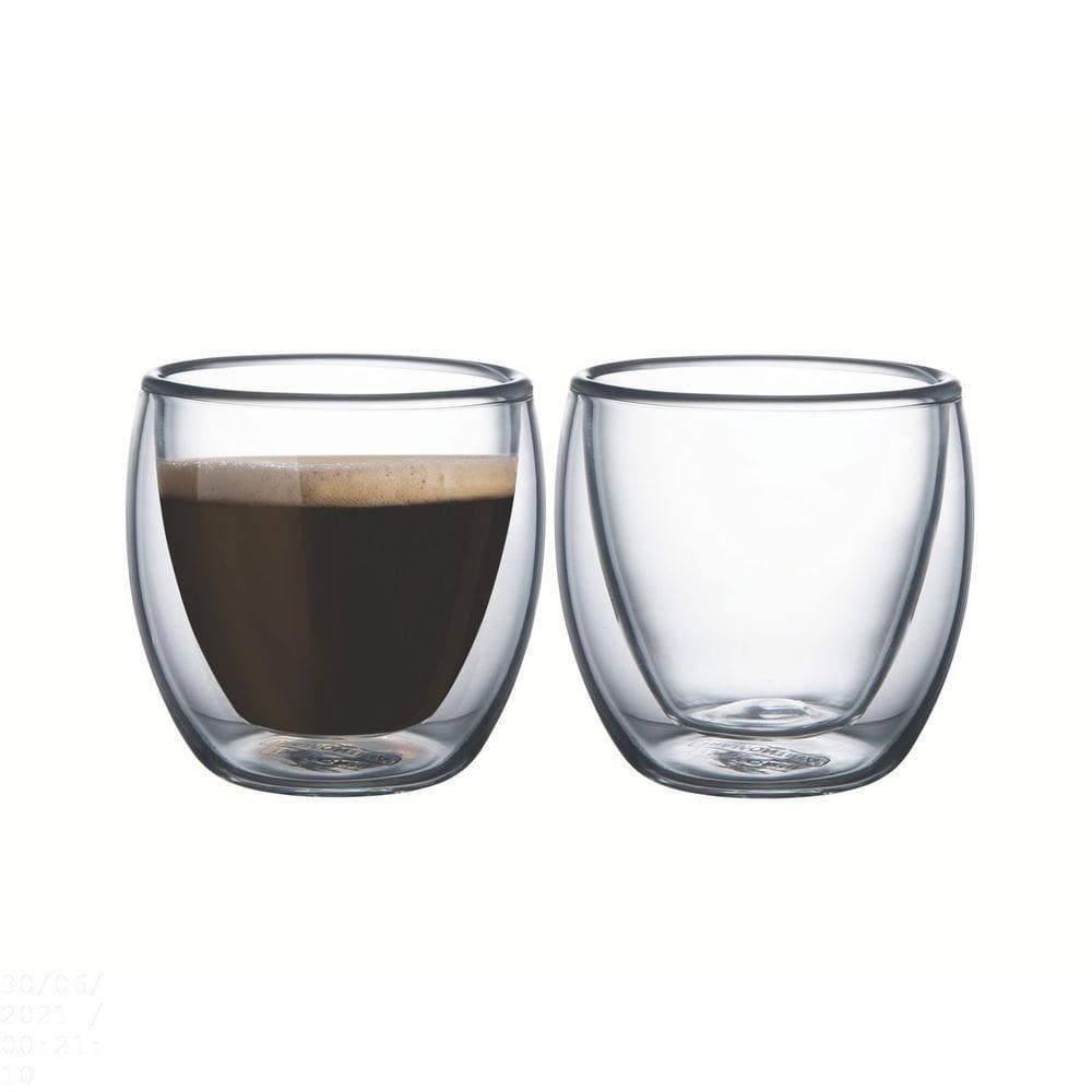 Conjunto De Xícaras Tramontina Para Café Com Vidro Duplo 2 Peças Tramontina