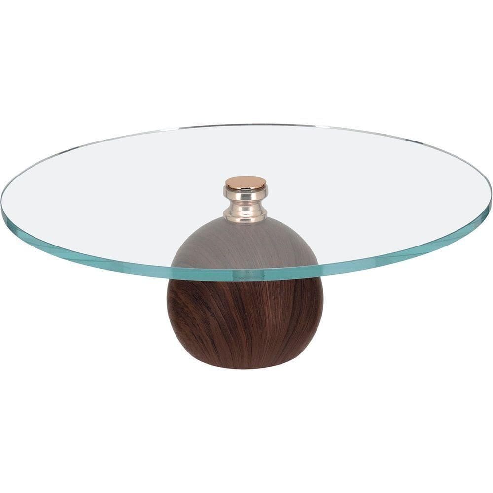 Prato Doces Com Pé Vidro 13x35x35cm