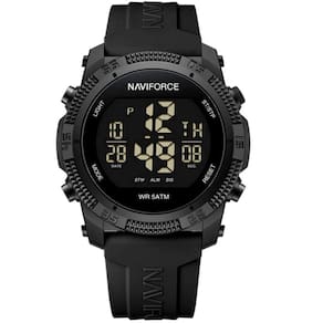 Relógio Esportivo Digital Impermeável Pulseira De Silicone Casual Preto