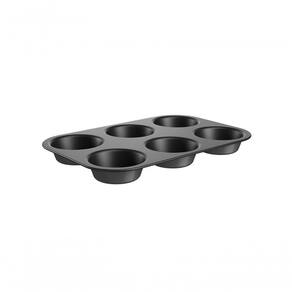 Forma 6 Divisões 27,2 Cm Brinox 27,2 X 18 X 2,5 Cm Grafite Brinox