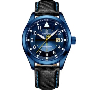 Relógio Esportivo Masculino Quartzo Casual à Prova D \`água Azul