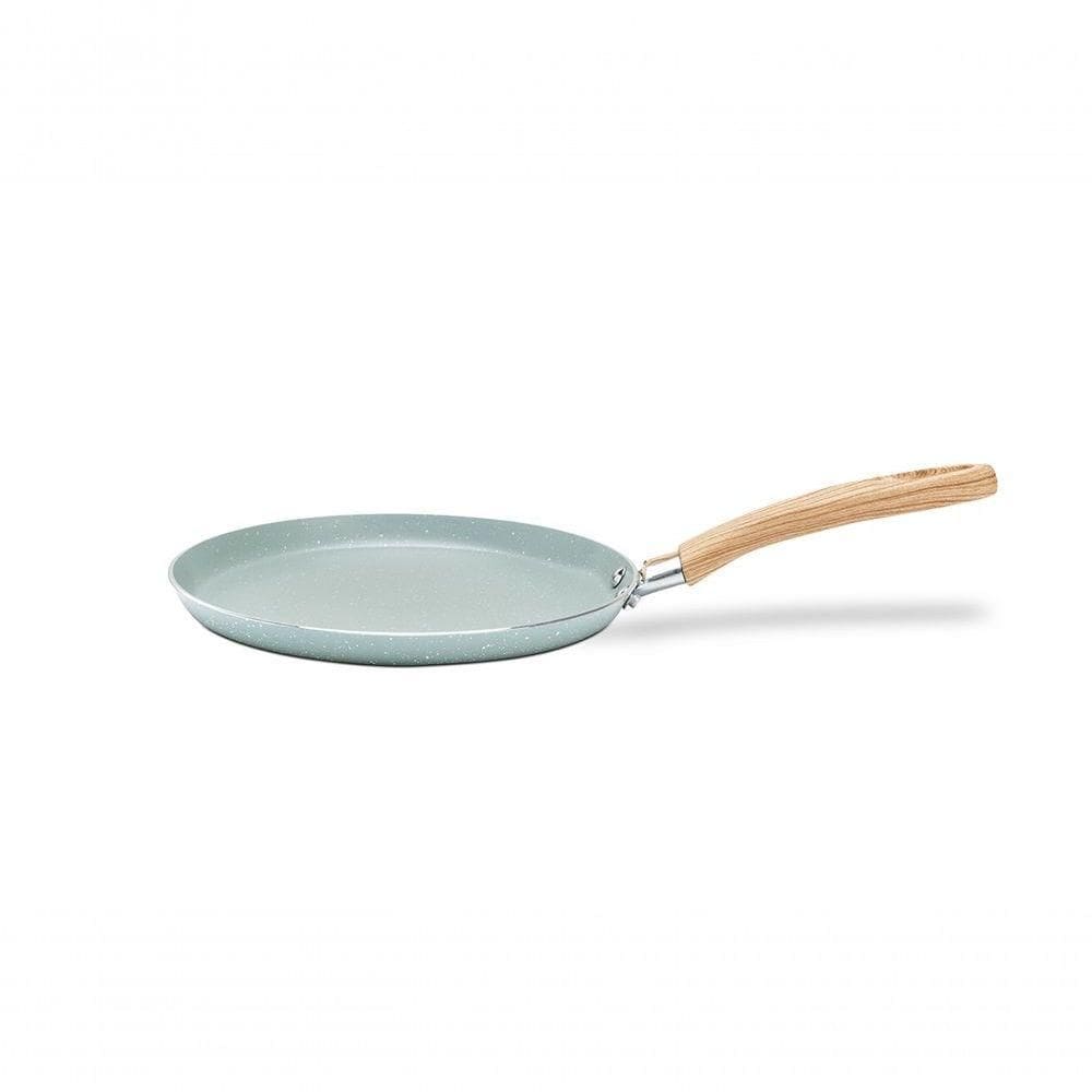 Tapioqueira Panquequeira 22 Cm 500 Ml Cerâmico Antiaderente Verde Linha Ceramic Life Botanika Verde